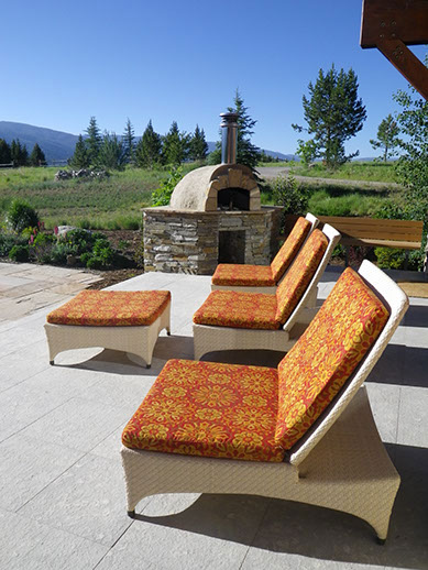 sabine soft furnishings patters and inside layouts, pillows and furniture for the office